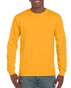 Gildan GD014 - T-Shirt à Manches Longues Homme Or