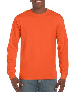 Gildan GD014 - T-Shirt à Manches Longues Homme Orange