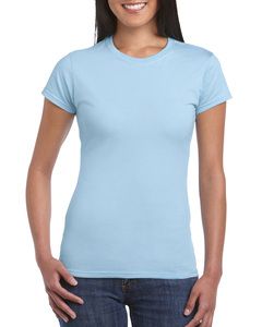 Gildan GD072 - Softstyle™ women's ringspun t-shirt Light Blue