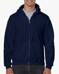 Gildan GD058 - HeavyBlend™ full zip hooded sweatshirt Navy