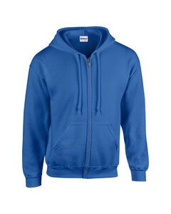 Gildan GD058 - HeavyBlend™ full zip hooded sweatshirt Royal blue