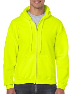 Gildan GD058 - HeavyBlend™ full zip hooded sweatshirt Safety Green