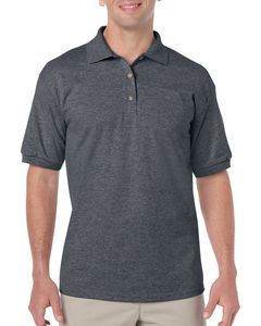 Gildan GD040 - DryBlend ™ Jersey Polo-T-Shirt Herren Dark Heather