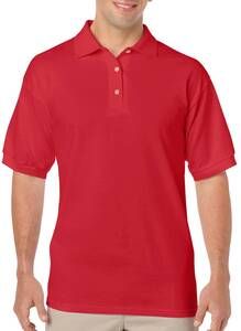 Gildan GD040 - DryBlend ™ Jersey Polo-T-Shirt Herren Rot