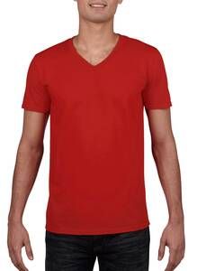 Gildan GD010 - Softstyle™ v-neck t-shirt Red