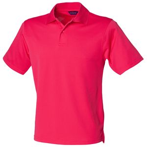 Henbury HB475 - Coolplus® Polohemd Bright Pink