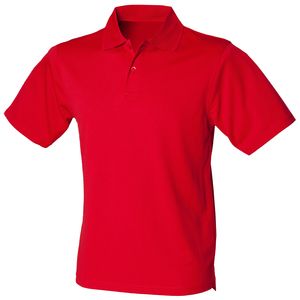 Henbury HB475 - Coolplus® polo shirt Classic Red