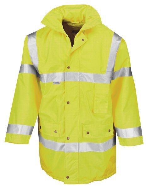 Result Safeguard RE18A - Eco-Friendly Reflective Safety Jacket with Hood