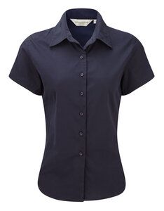 Russell Collection J917F - Womens short sleeve classic twill shirt
