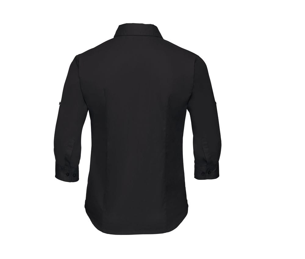 Russell Collection J918F - Women's roll-sleeve ¾ sleeve shirt
