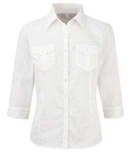 Russell Collection J918F - Womens roll-sleeve ¾ sleeve shirt