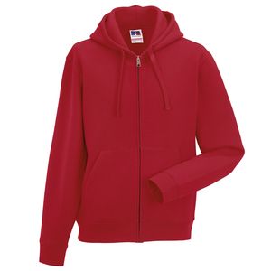 Russell J266M - Authentic zipped hooded sweat Classic Red