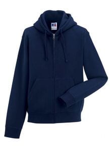 Russell J266M - Authentic zipped hooded sweat French Navy