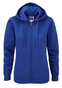 Russell J266F - Women's authentic zipped hooded sweatshirt Bright Royal