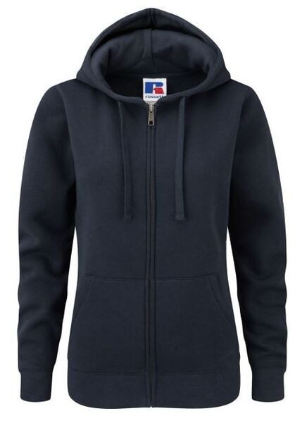 Russell J266F - Womens authentic zipped hooded sweatshirt