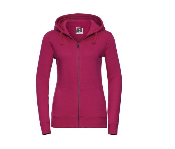 Russell J266F - Sudadera Authentic con capucha y cremallera