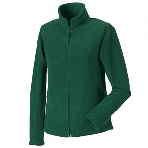 Russell 8700F - Women's full zip outdoor fleece Bottle Green