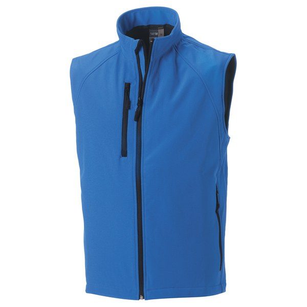 Russell J141M - Chaleco Softshell Resistente al Agua y Viento