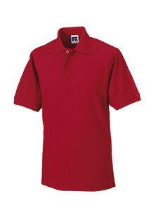 Russell J599M - Hard-wearing 60°C wash polo Classic Red