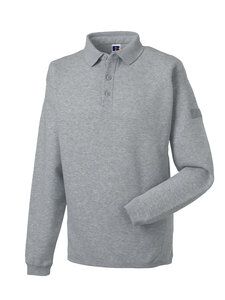 Russell J012M - Heavy duty collar sweatshirt Light Oxford