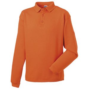 Russell J012M - Heavy duty collar sweatshirt Orange