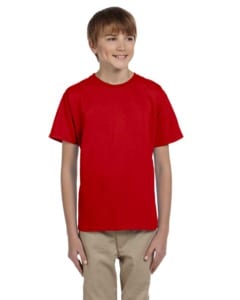 Fruit of the Loom 3931B - Youth 5 oz., 100% Heavy Cotton HD® T-Shirt True Red
