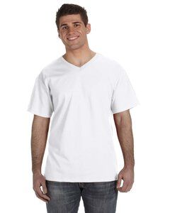 Fruit of the Loom 39VR - ® 8.3 oz., 100% Heavy Cotton HD® V-Neck T-Shirt  White
