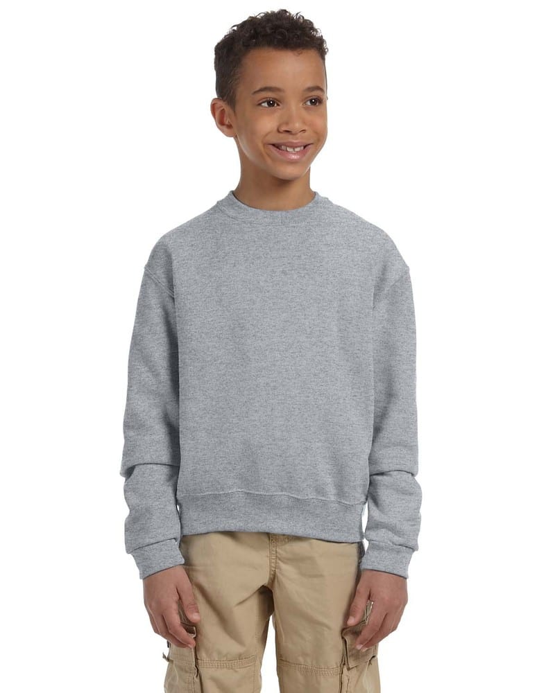 Jerzees 562B - Youth 8 oz., 50/50 NuBlend® Fleece Crew