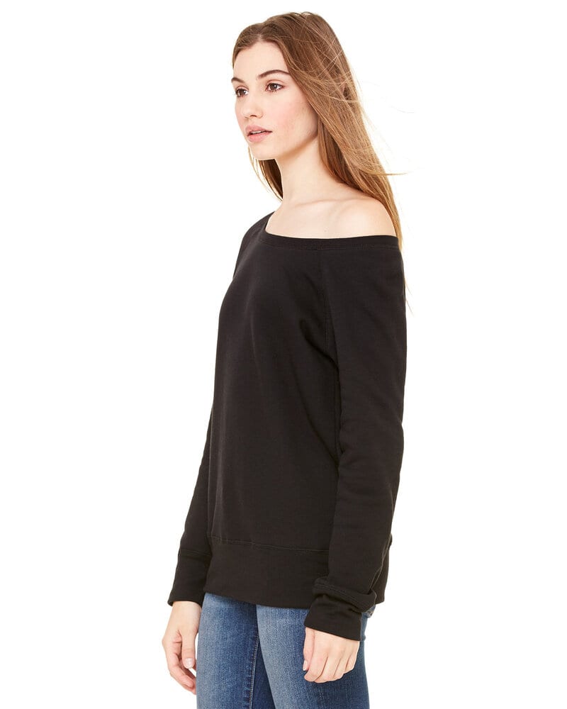 Bella+Canvas 7501 - Chandail à col large en polaire éponge pour femmes
