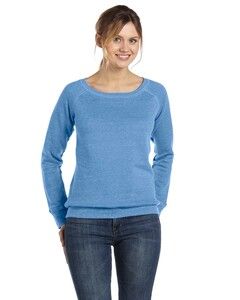 Bella+Canvas 7501 - Ladies Sponge Fleece Wide Neck Sweatshirt