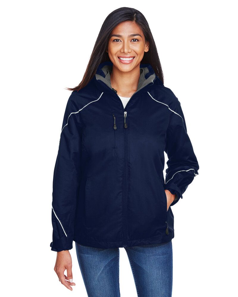 Ash City North End 78196 - ANGLE LADIES' 3-in-1 JACKET WITH BONDED FLEECE LINER