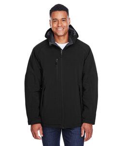Ash City North End 88159 - Glacier Men's Insulated Soft Shell Jacket With Detachable Hood Negro
