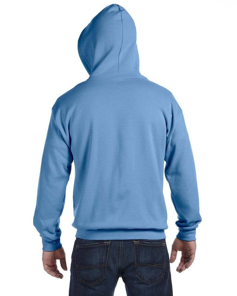 Gildan sweatshirt with zipper for men dark white
