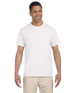 Gildan G230 - T-shirt à poche en coton Ultra Cotton® 6 Oz. Pocket T-Shirt (2300) Blanc