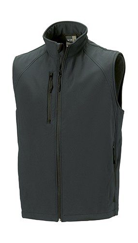 Russell Europe R-141M-0 - Mens Windproof Water Resistant Softshell Gilet