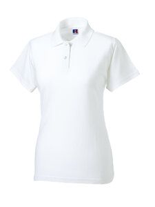 Russell Europe R-569F-0 - Ladies` Pique Polo White