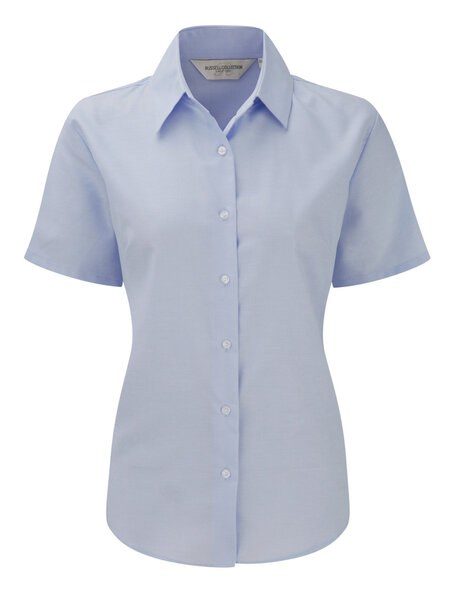 Russell Europe R-933F-0 - Classic Tailored Oxford Cotton Blend Blouse