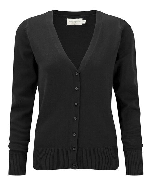 Russell Collection R-715F-0 - Cardigan con Cuello en V