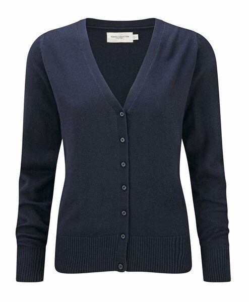 Russell Europe R-715F-0 - Ladies` V-Neck Knitted Cardigan