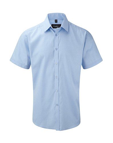 Russell Europe R-963M-0 - Classic Tailored Herringbone Cotton Blend Shirt