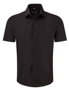 Russell Europe R-947M-0 - Tailored Shortsleeve Shirt Black