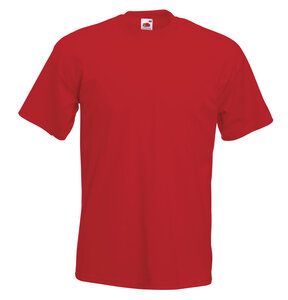Fruit of the Loom 61-044-0 - Men's Super Premium 100% Cotton T-Shirt Red