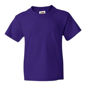 Fruit of the Loom 61-033-0 - Kids Value Weight T Purple