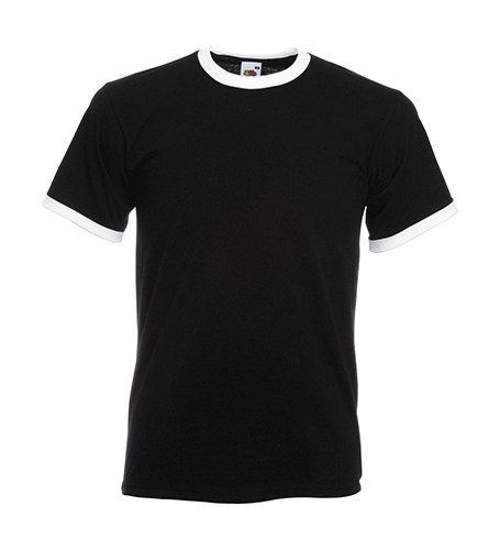 Fruit of the Loom 61-168-0 - Classic Cotton Contrast Ringer Tee