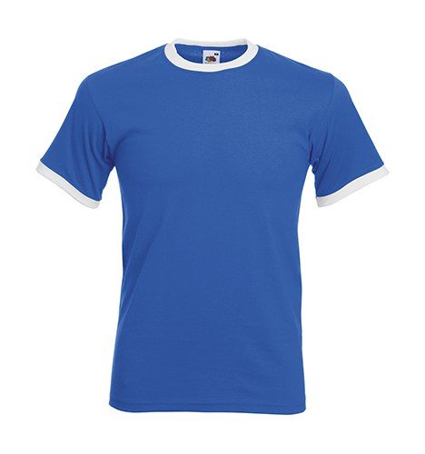 Fruit of the Loom 61-168-0 - Classic Cotton Contrast Ringer Tee