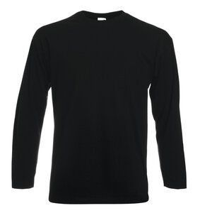 Fruit of the Loom 61-038-0 - Value Weight LS T Black