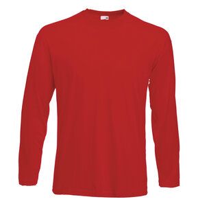 Fruit of the Loom 61-038-0 - Value Weight LS T Red