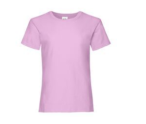 Fruit of the Loom 61-005-0 - Girls Value Weight T Light Pink