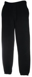 Fruit of the Loom 64-026-0 - Jog Pant with Elasticated Cuffs Black