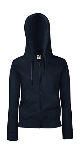 Fruit of the Loom 62-118-0 - Womens Premium Cotton-Blend Hooded Sweat Jacket